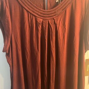 Daniel Rainn Rich Burgundy Blouse